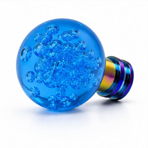 Acrylic, Bubble Gear Knob (Blue)